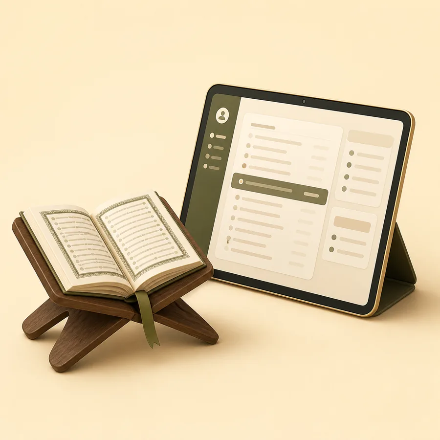 A soft 3D Quran reader and learning tablet